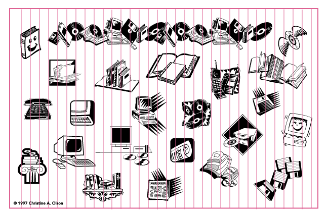Olson's Library Clip Art Vol. 4 Large sample of images Olson's Library Clip Art Vol. 4 Large sample of images